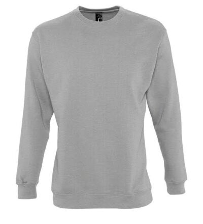Gri Bisiklet Yaka Sweatshirt IKS02