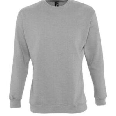 Gri Bisiklet Yaka Sweatshirt IKS02