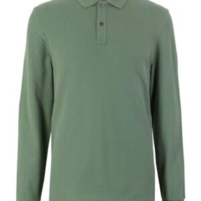 Polo Yaka SweatShirt Yeşil IKS08