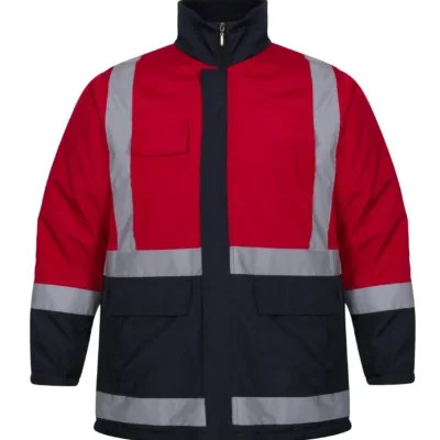 İş Kabanı Kırmızı Lacivert