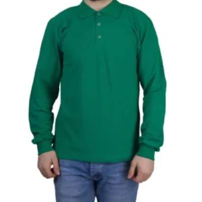 Polo Yaka SweatShirt Yeşil