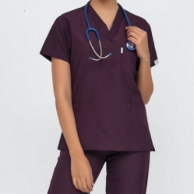 HEMŞİRE SCRABS BORDO  MDK009