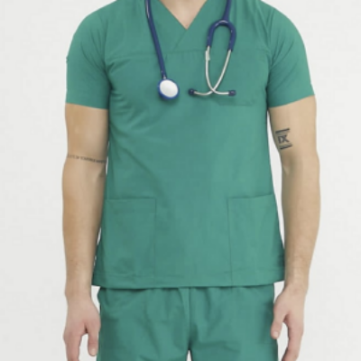 ERKEK HEMŞİRE TAKIM YEŞİL MDK013