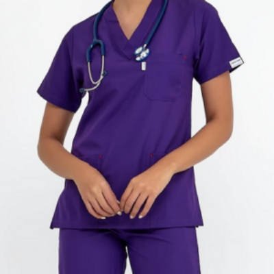 HEMŞİRE TAKIM MOR SCRABS MDK011