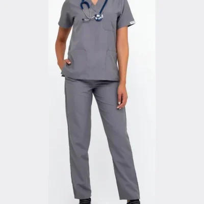 Hemşire Scrabs Gri