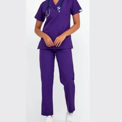 HEMŞİRE TAKIM MOR SCRABS