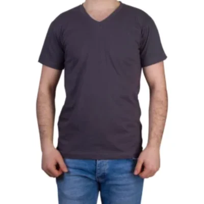 V Yaka Penye İŞ T-SHİRT