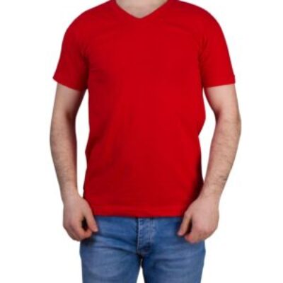 V Yaka Penye İŞ T-SHİRT