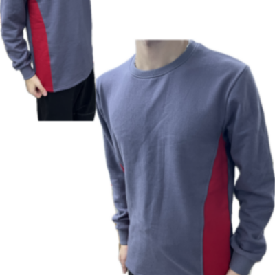 SWEATSHİRT KULPLU ÇİFT RENKLİ