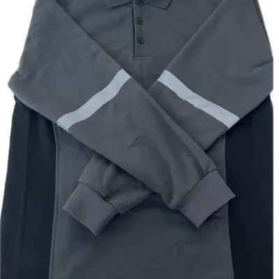 Polo Yaka Sweatshirt Reflektörlü