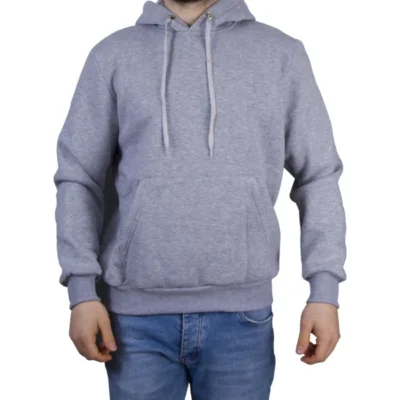 Hoodie Sweatshirt Gri Melanj